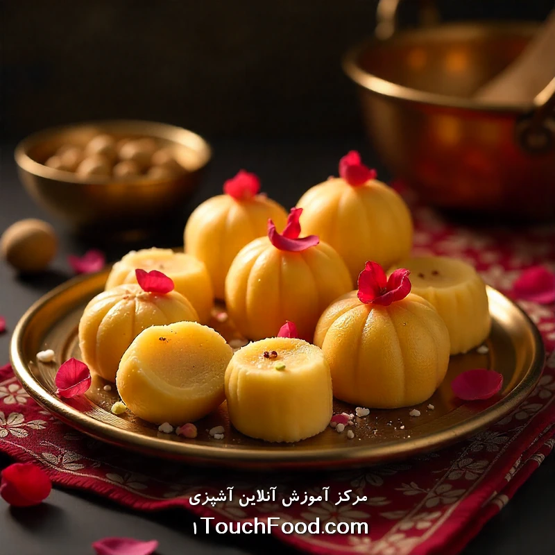 طرز تهیه انواع حلوا با آرد برنج | 10 مدل خوشمزه و سنتی 3 مرحله دوم: طرز تهیه انواع حلوا با آرد برنج