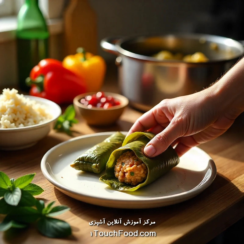 طرز تهیه دلمه برگ مو: طعمی اصیل و سنتی