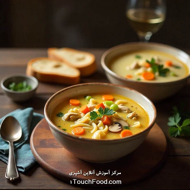 طرز تهیه انواع سوپ مرغ خوشمزه | ساده، مجلسی، مقوی و حرفه ای 3 مواد لازم برای سوپ ساده مرغ