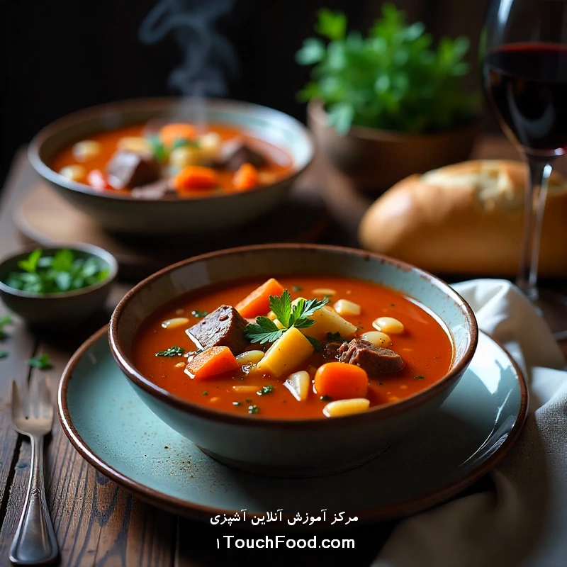 طرز تهیه انواع سوپ گوشت | دستور پخت خوشمزه و مقوی و پرفایده 4 طرز تهیه سوپ مجلسی گوشت: انتخابی شیک برای مهمانیها