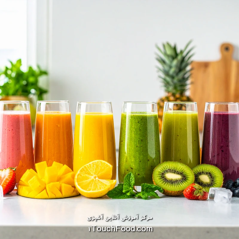 طرز تهیه انواع شیک میوه: 10+ دستور پخت آسان و خوشمزه 2 فواید تغذیهای و تنوع در تهیه شیک میوه
