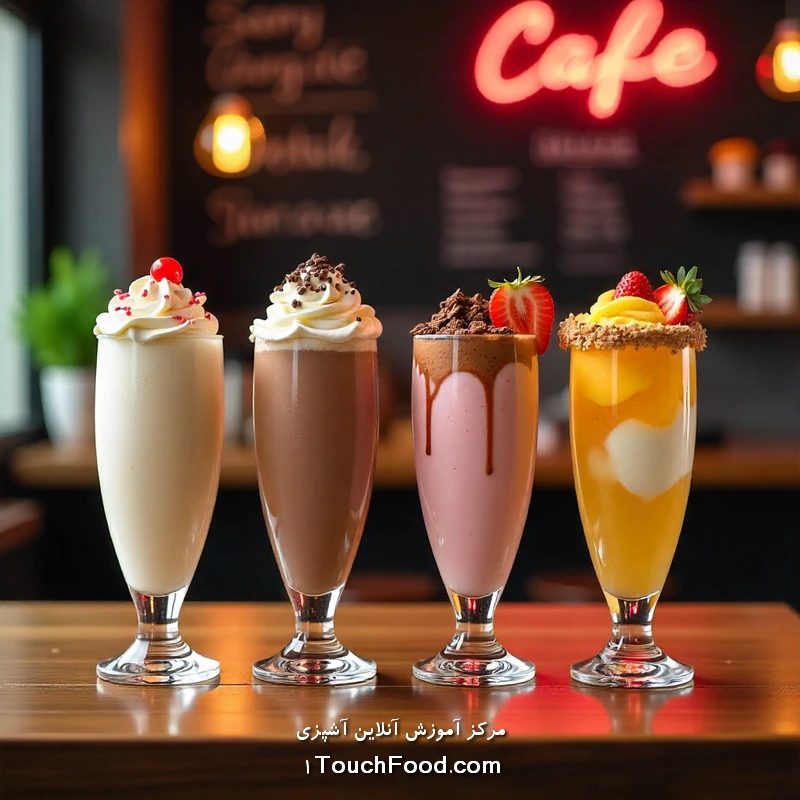 فواید تغذیه‌ای و تنوع در تهیه میلک شیک کافی شاپی