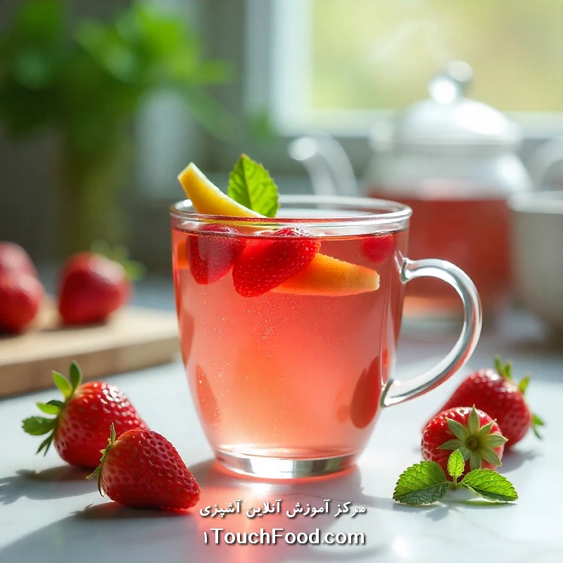 طرز تهیه انواع چای میوه ای | 10 مدل خوشمزه و طبیعی 2 فواید تغذیهای و تنوع در تهیه چای میوه ای