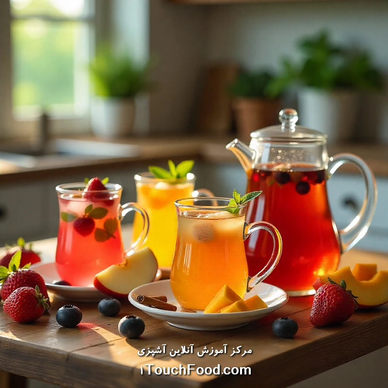 طرز تهیه انواع چای میوه ای | 10 مدل خوشمزه و طبیعی