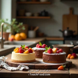 آموزش آنلاین آشپزی وان تاچ فود 44 طرز تهیه انواع کیک بدون فر | ساده، فوری، خوشمزه و مجلسی