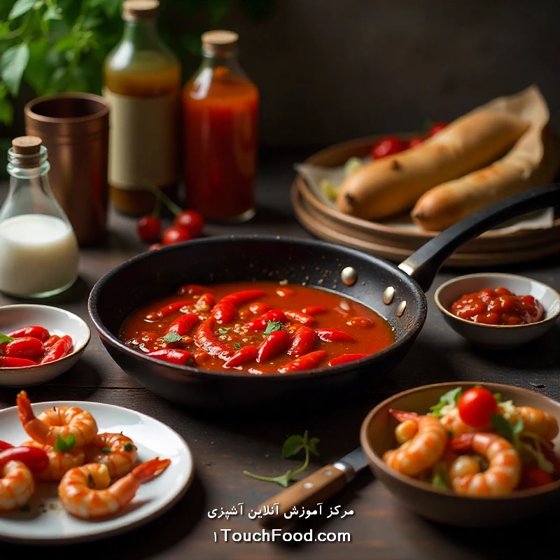 مواد لازم برای تهیه سس چیلی خانگی