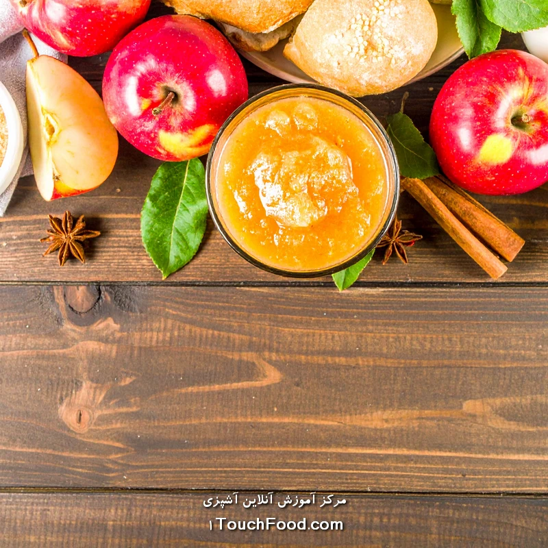 طرز تهیه مربای سیب خانگی خوشمزه در 60 دقیقه | آموزش کامل 4 مراحل تهیه مربای سیب