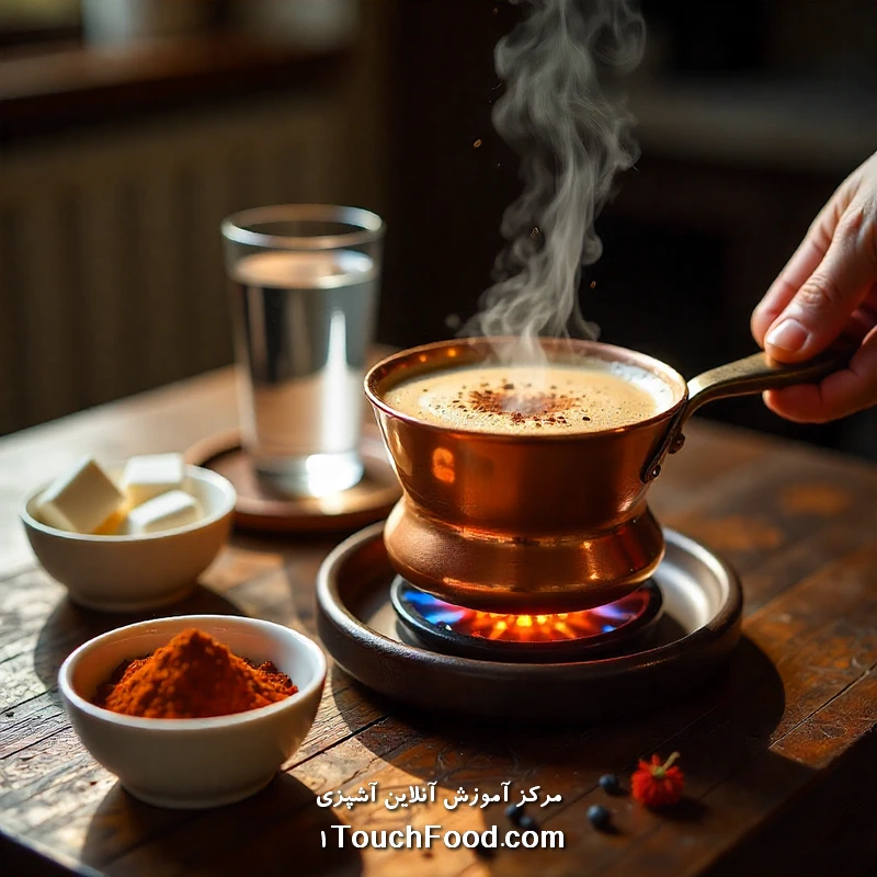 قهوه جوش ترک: راز عطر و طعم بی‌نظیر قهوه ترک