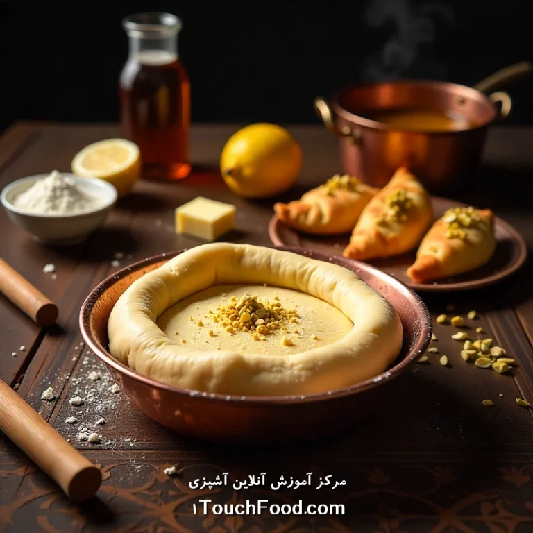 گوش فیل نازک: شیرینی سنتی و خوشمزه با طرز تهیه‌ای آسان