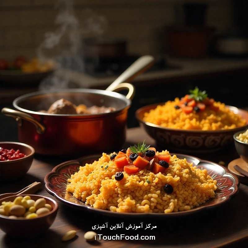 Tutorial completo sobre cómo cocinar Qabili Polo, un popular plato afgano.