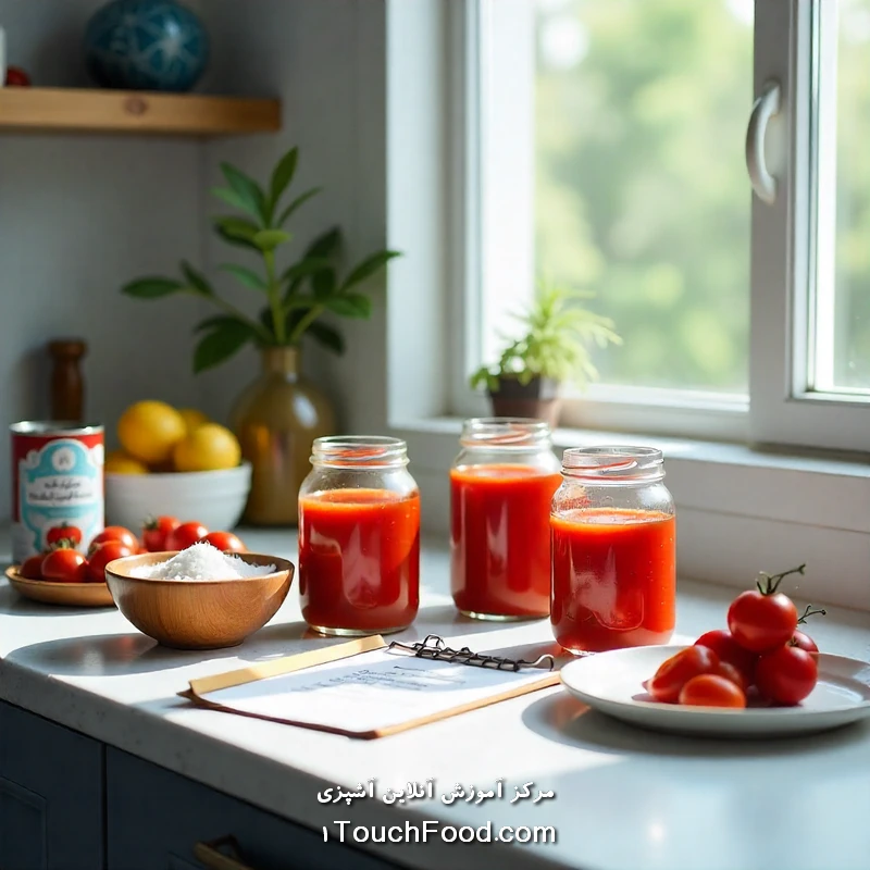 روش‌های نگهداری طولانی‌مدت رب گوجه‌فرنگی