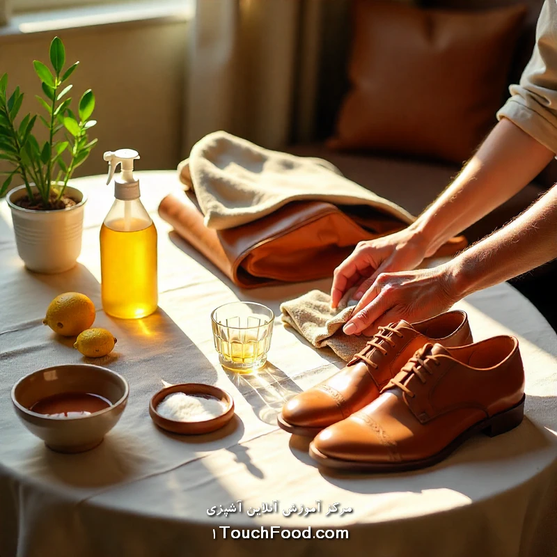 استفاده از خدمات حرفه‌ای برای تمیز کردن لوازم چرمی