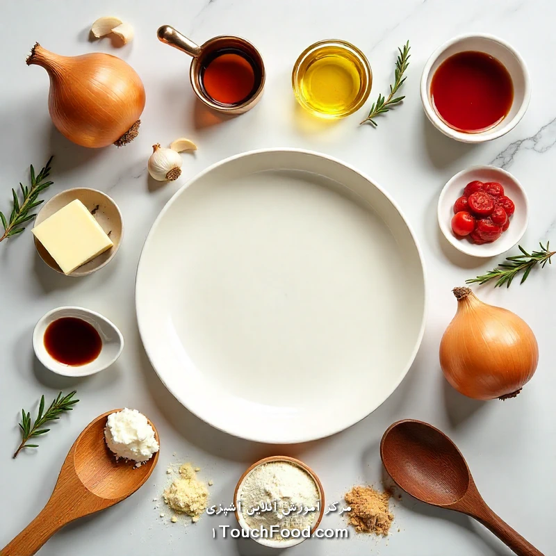 مواد لازم برای تهیه سس ژیگو