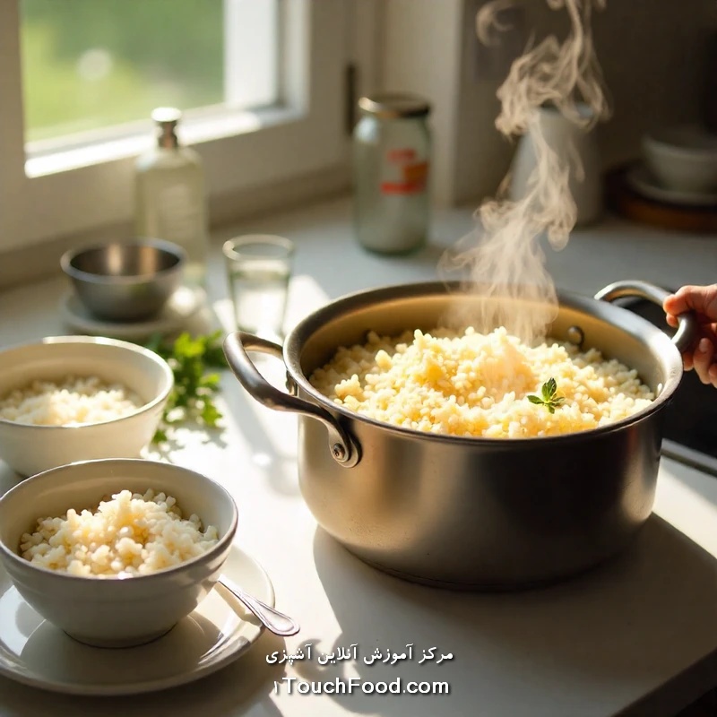 چرا برنج شفته می‌شود؟