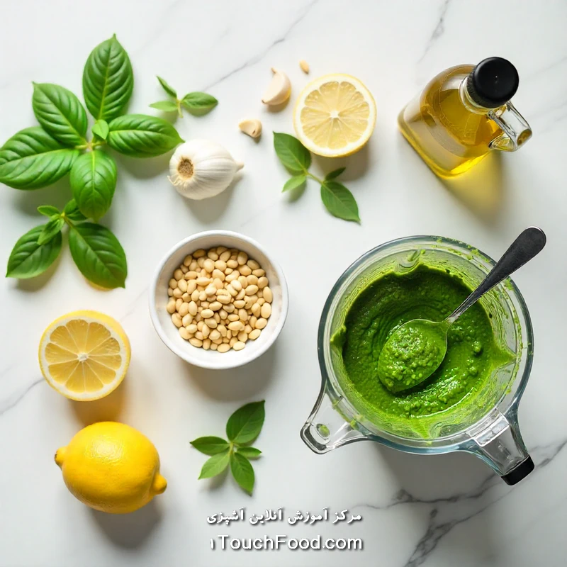 طرز تهیه سس پستو رژیمی: راهنمای کامل برای یک غذای سالم 5 ارزش غذایی سس پستو رژیمی