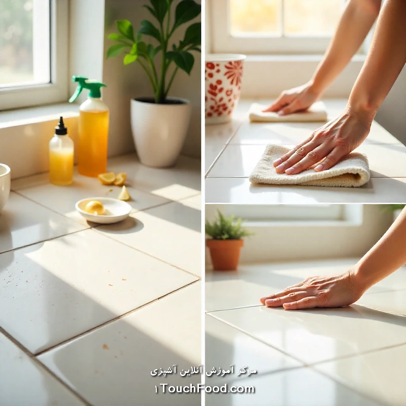 روش‌های ماهانه برای تمیز کردن کفپوش سرامیکی