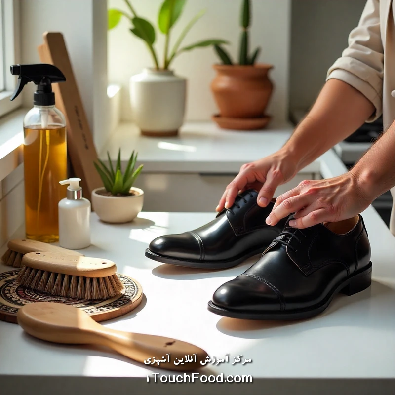 تمیز کردن کفش چرمی | روشهای سریع، آسان و ماندگار 1 ابزار و مواد لازم برای تمیز کردن کفش چرمی