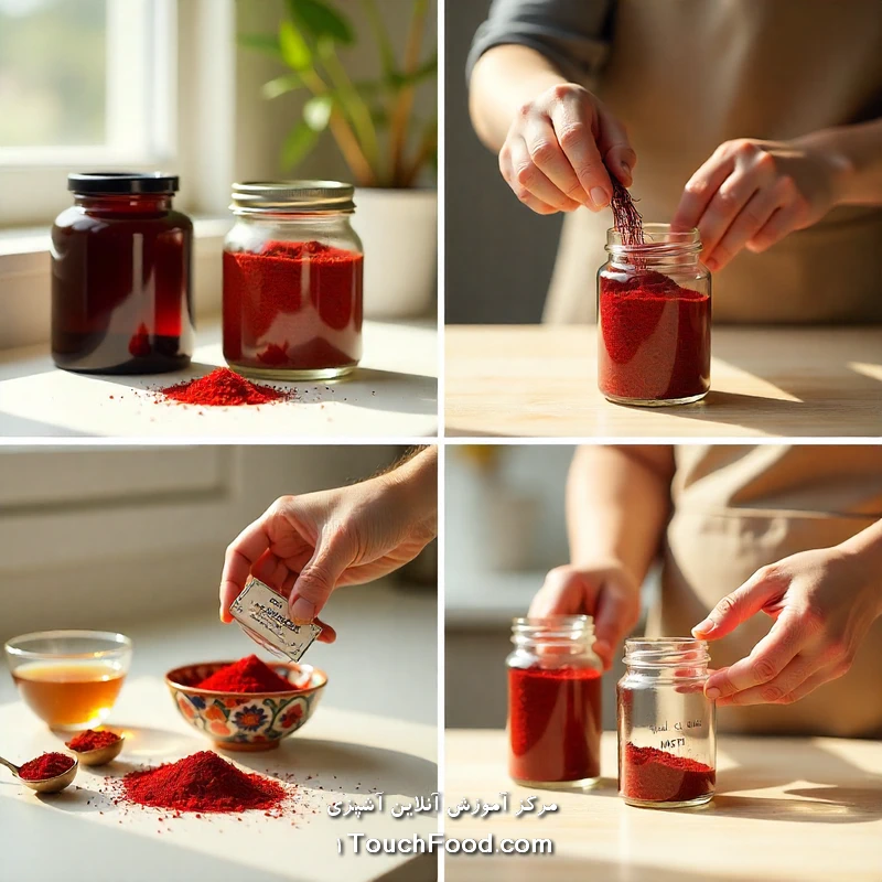 نگهداری در ظروف کوچک