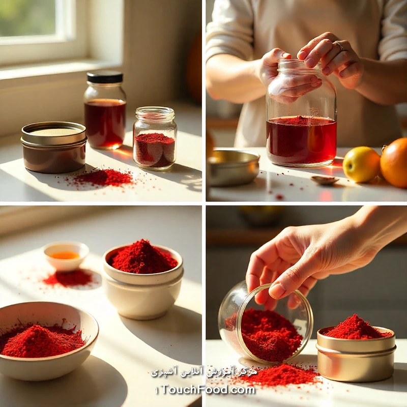 استفاده از ظروف درب‌دار و مقاوم به هوا