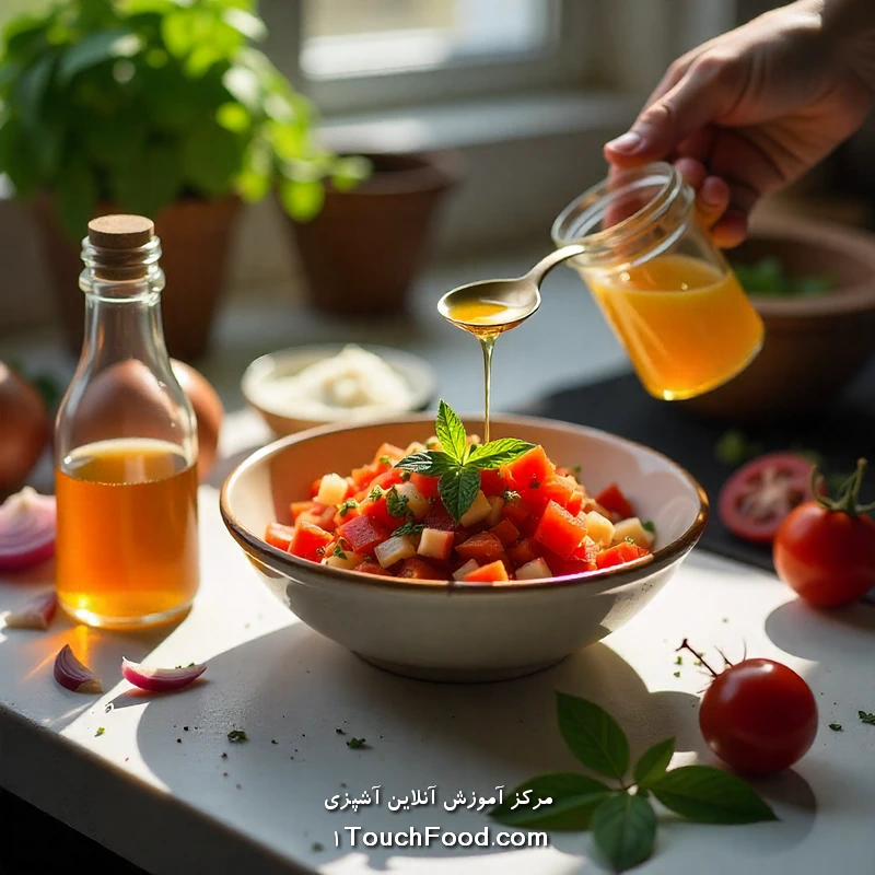 استفاده از آبغوره در سالاد در آسیا: فراتر از مرزهای ایران