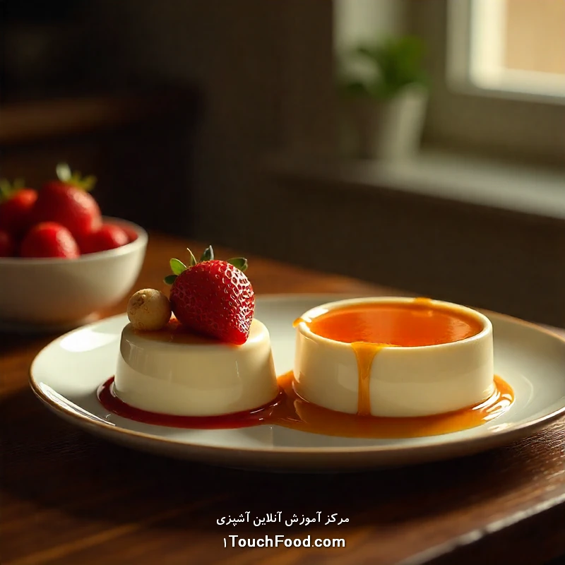 جدول مقایسه‌ای پاناکوتا و کرم کارامل