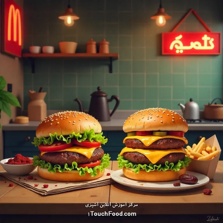 فرق برگر خانگی و برگر فست فودی: مقایسه خوشمزه برای عاشقان همبرگر!