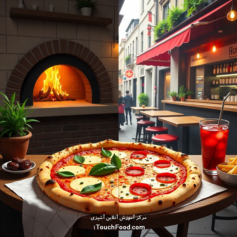 فرق پیتزا ایتالیایی و پیتزا آمریکایی: مقایسه خوشمزه برای عاشقان پیتزا!