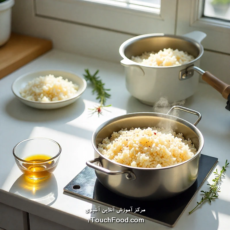 چرا برنج شفته می‌شود؟