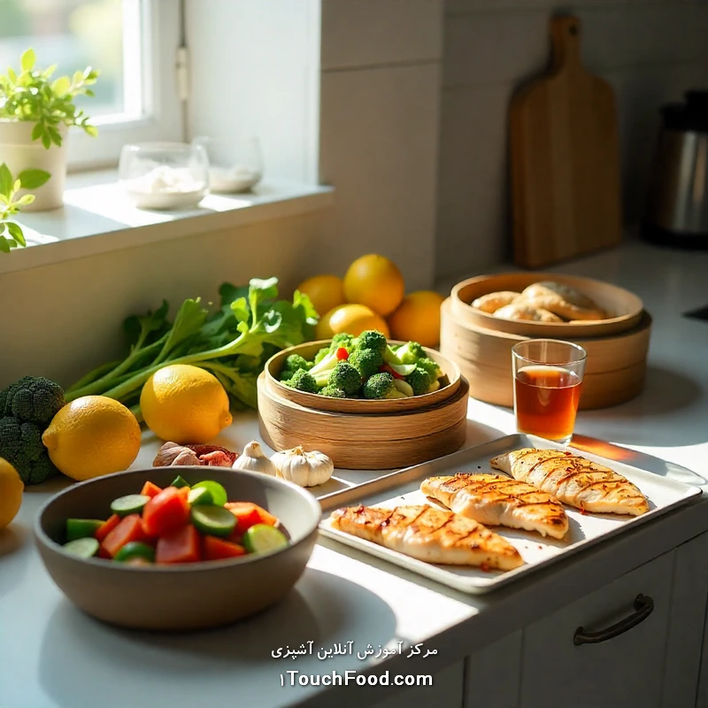 نکات کلیدی برای پخت غذاهای بدون چربی