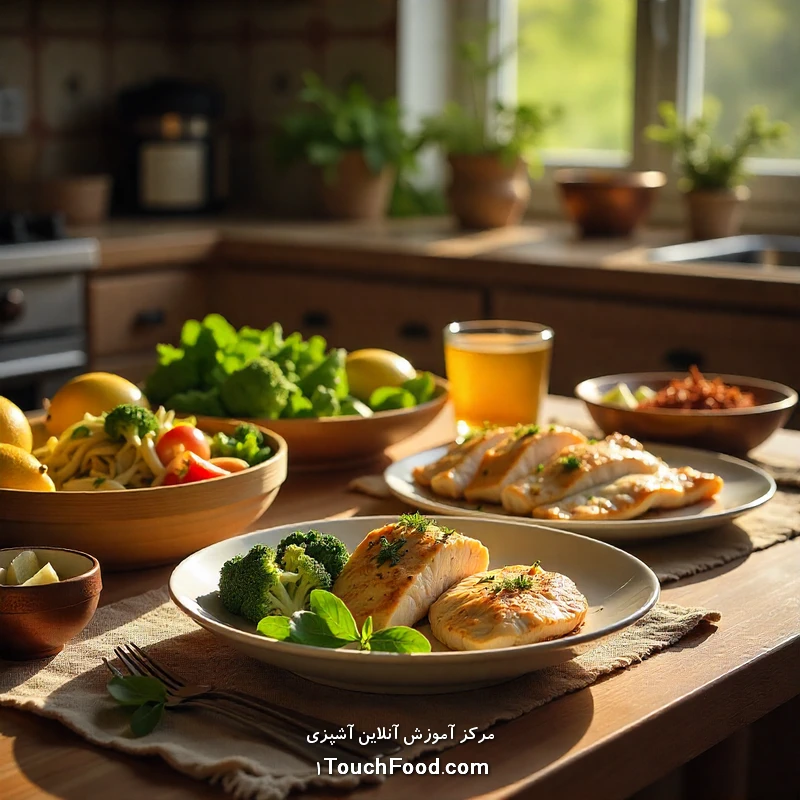 غذاهای سالم و کم‌چرب برای پخت