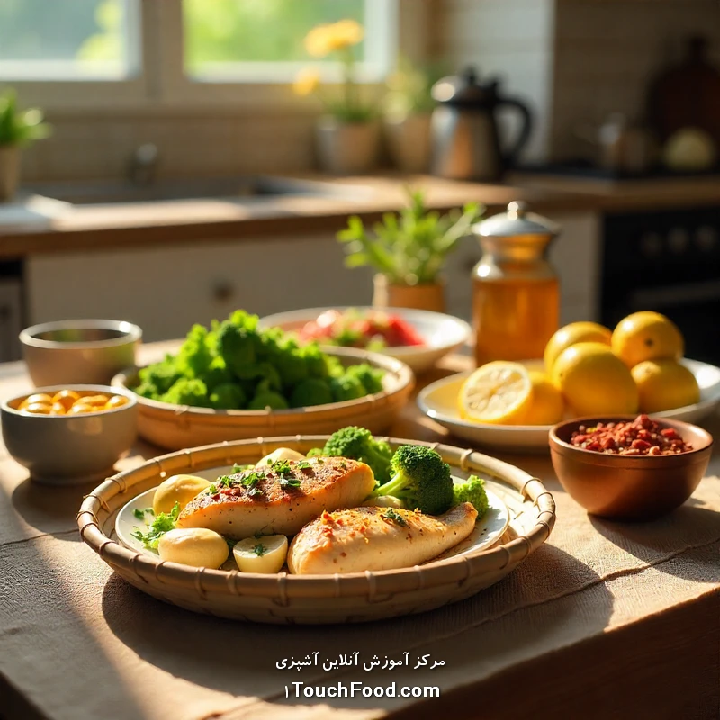 غذاهای سالم و کم‌چرب برای پخت