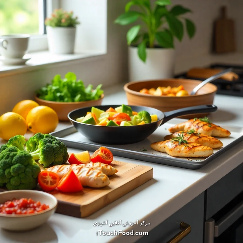 بهترین روش برای پخت غذاهای بدون چربی