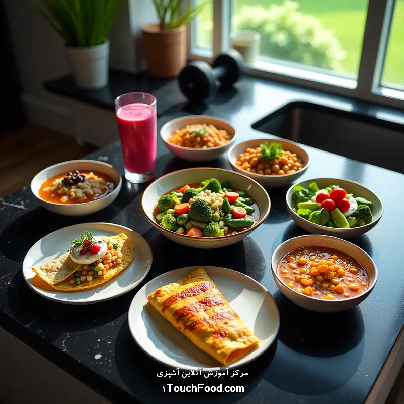 رسپی های پروتئین بالا برای ورزشکاران زن: ایده های نوامبر ۲۰۲۵