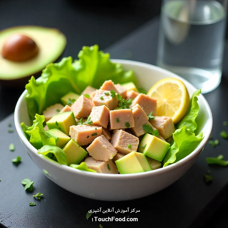 رسپی ۵: تن ماهی سالاد با آووکادو
