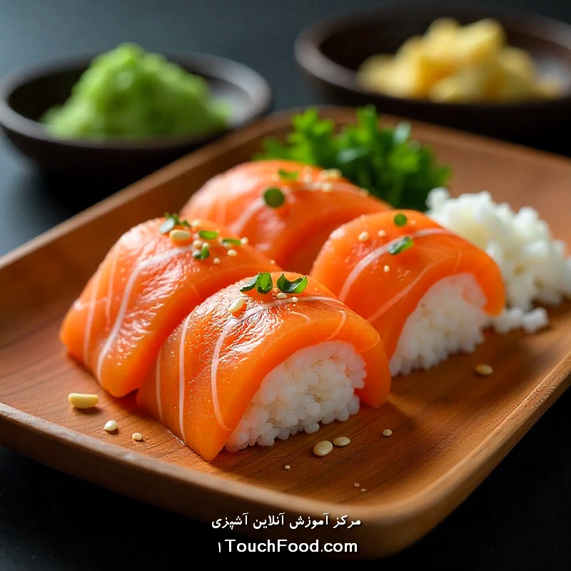 سوشی غذای ژاپنی تازه آسیایی