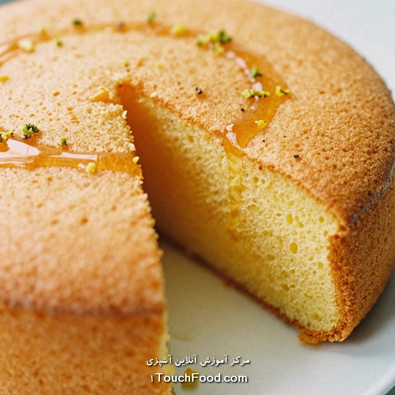 کیک اسفنجی پرتقالی با رازهای پخت حرفه ای