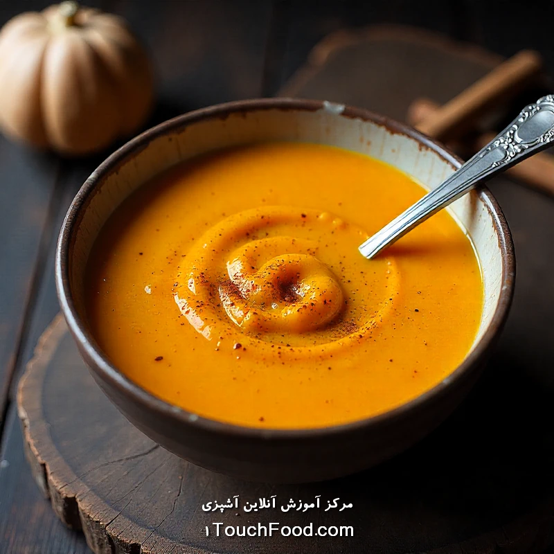 آش عدس با کدو حلوایی – سوپ های زمستانی گرم با طعم شیرین طبیعی