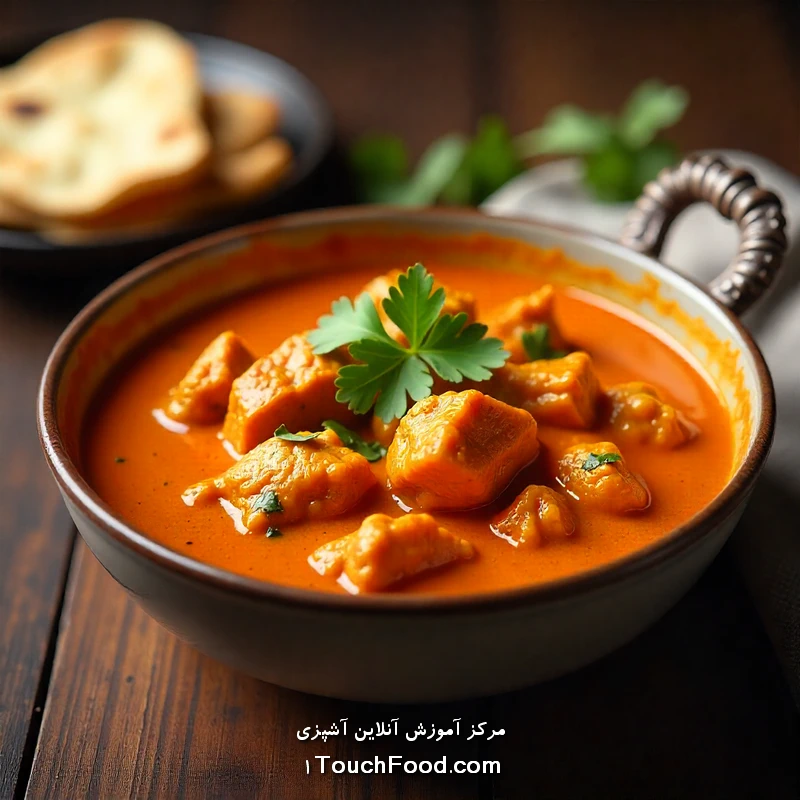 کاری ماسالا غذای هندی ادویه دار آسیایی