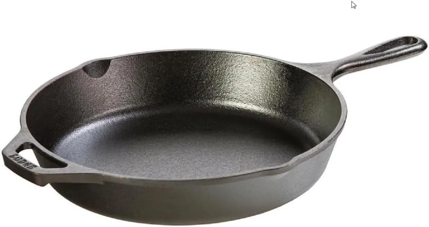 بهترین ابزارهای پخت نان خانگی بدون فر 2025: ۴ مدل برتر برای پخت ساده 5 Lodge Cast Iron Skillet, Pre-Seasoned and Ready for Stove Top or Oven Use