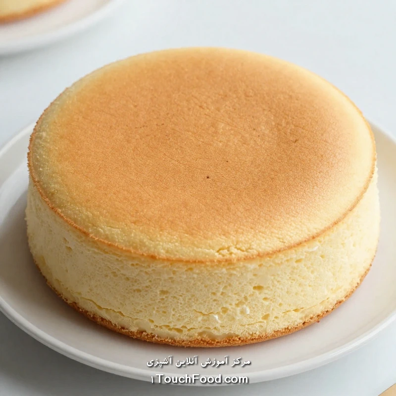 کیک اسفنجی ژاپنی کاتن با طرز تهیه پنبه ای