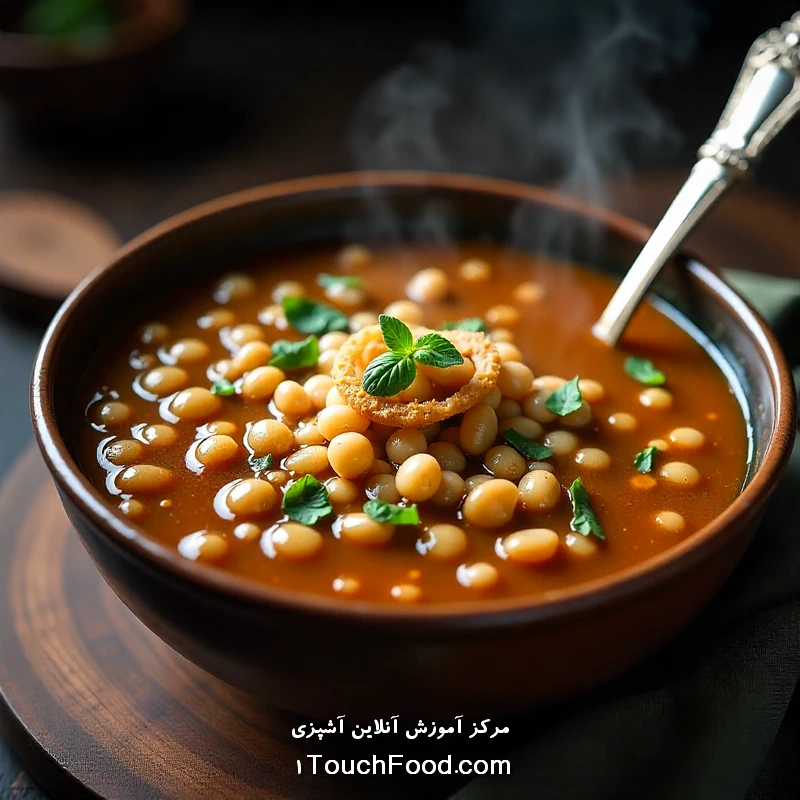 آش عدس با برنج و سبزی – غذاهای رمضانی سالم سنتی با طعم آشنا