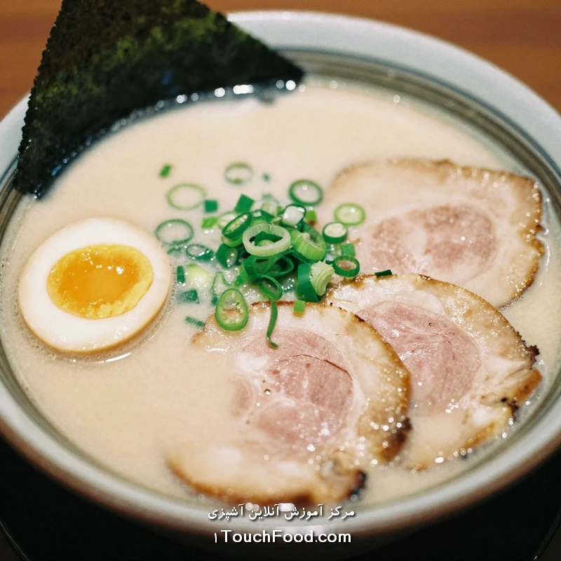 رامن غذای ژاپنی سوپی آسیایی