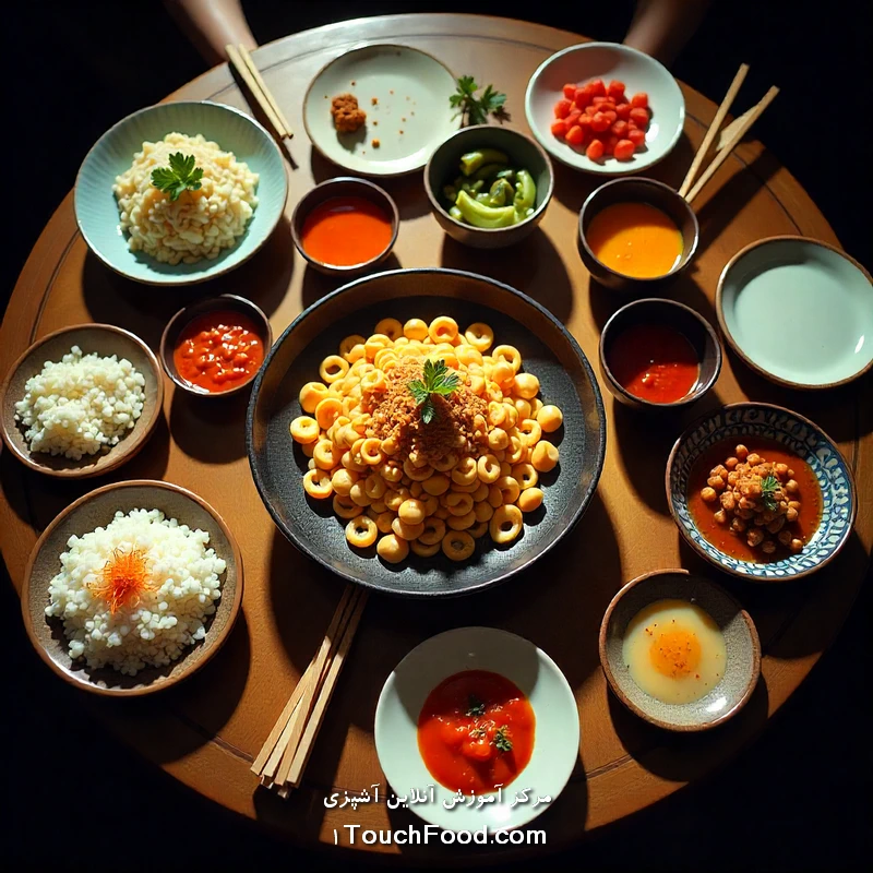 مقایسه رسپی های غذاهای آسیایی