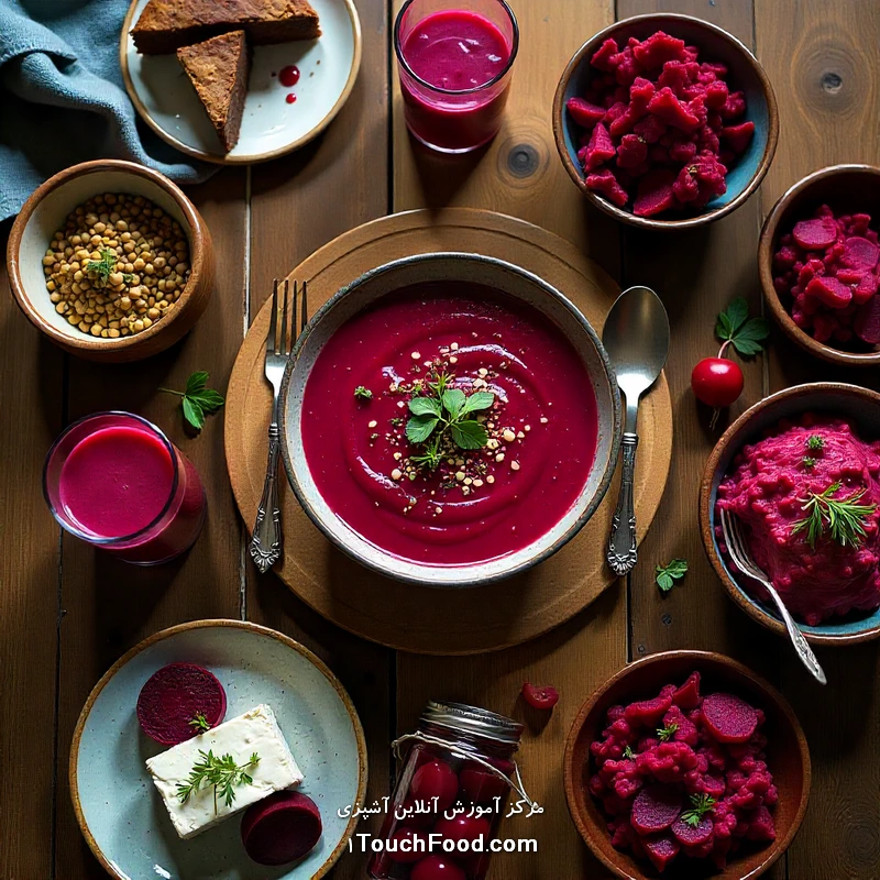 بهترین رسپی های چغندر قرمز: ایده های سالم 2026 خوشمزه و ساده 12 مقایسه رسپی های چغندر قرمز