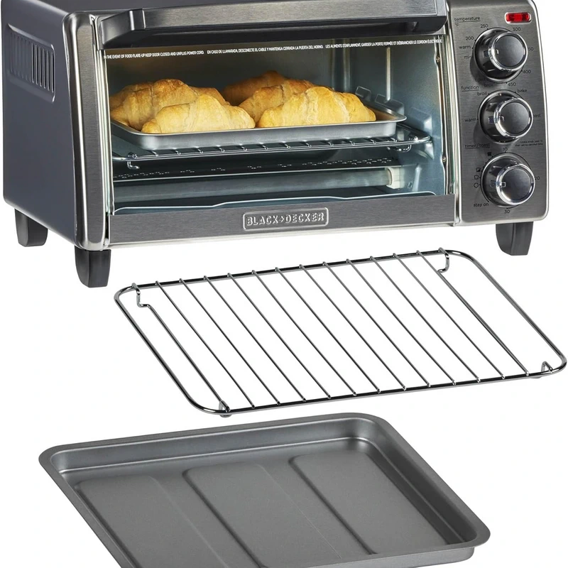 بهترین فرهای مینی برای پخت تک نفره 2025: 4 مدل برای آپارتمان 6 Black+Decker TO3210SS
