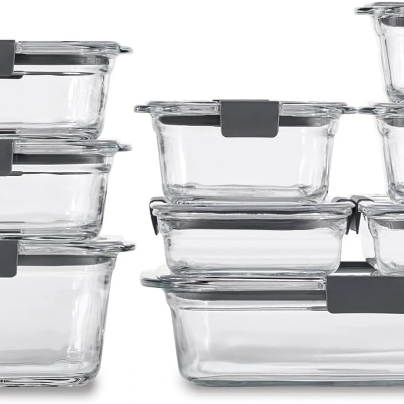 Rubbermaid Brilliance Glass Food Storage Containers