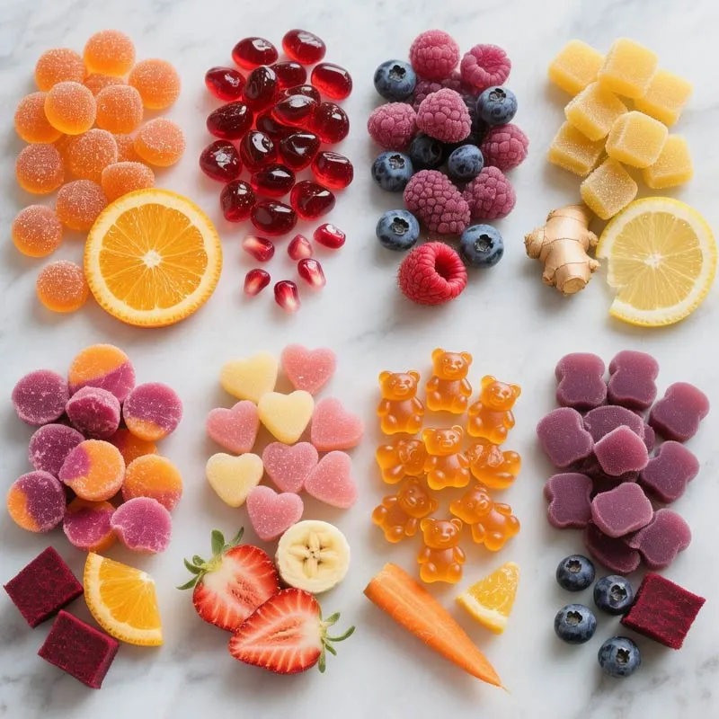 انواع پاستیل کلاژن ساز خانگی برای جوانسازی و ضدچروک پوست