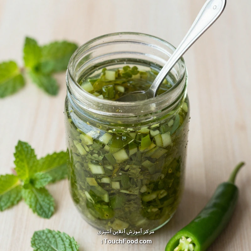 جدول مقایسه کامل ۸ رسپی خیار ترشی سریع