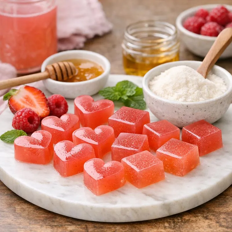 دستور پخت گام به گام پاستیل کلاژن ساز خانگی