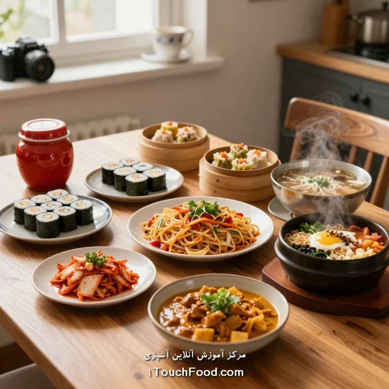 مشهورترین غذاهای آسیایی ۲۰۲۵: از کیمچی تا رامن